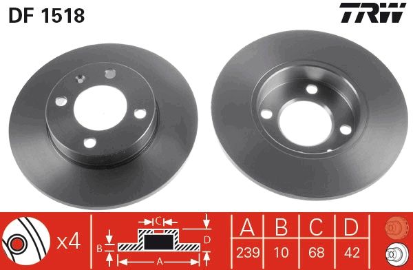 Brake Disc DF1518