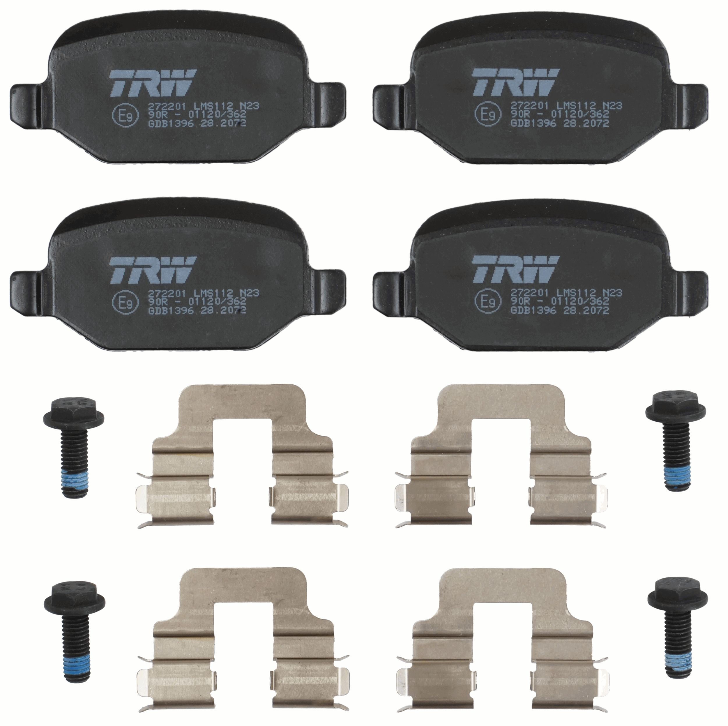 TRW DISC BRAKE PADS - TecDoc 2