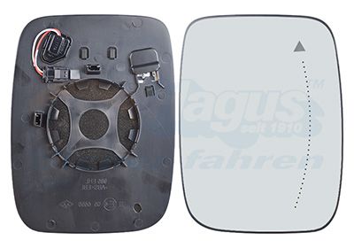 VAN WEZEL 4423836 - Spiegelglas, Au&szlig;enspiegel * HAGUS *