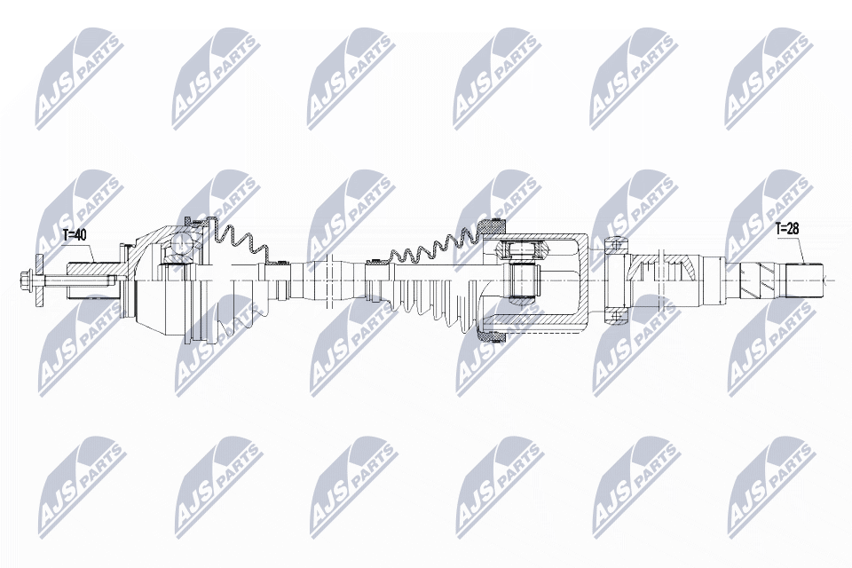 NTY NPW-FR-094 Antriebswelle