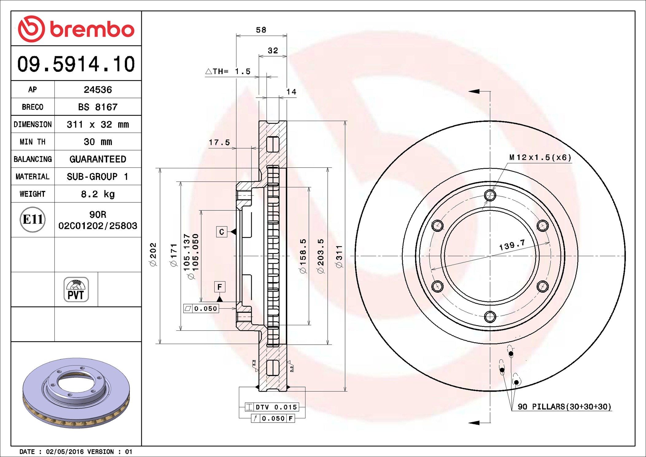 Landcruiser FZJ80R 92-98(FRT) - TecDoc 1