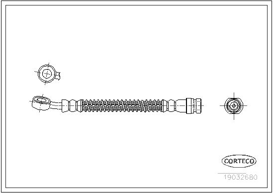 FLEXIBLE DE FREIN HYUNDAI SONATA  0705