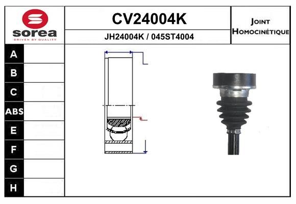 Gelenksatz, Antriebswelle