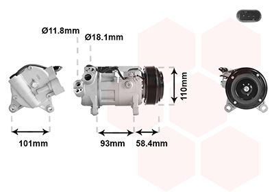 Kompressor, Klimaanlage