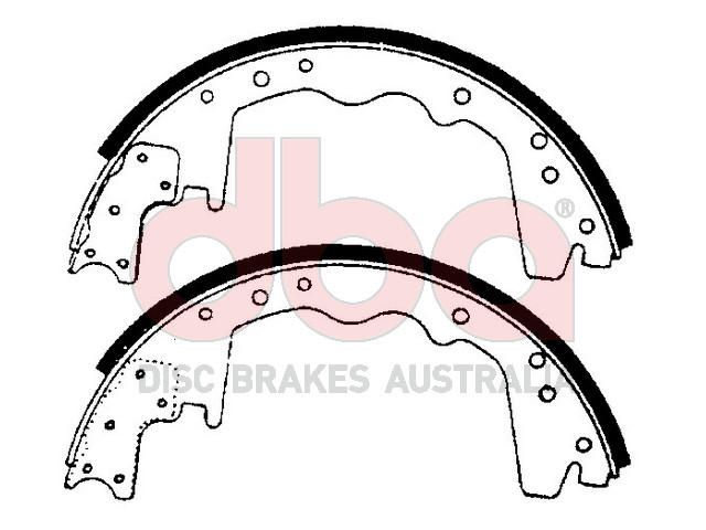 Street Series Brake Shoes [Ford Galaxie & F250 304.8mm] - TecDoc Only