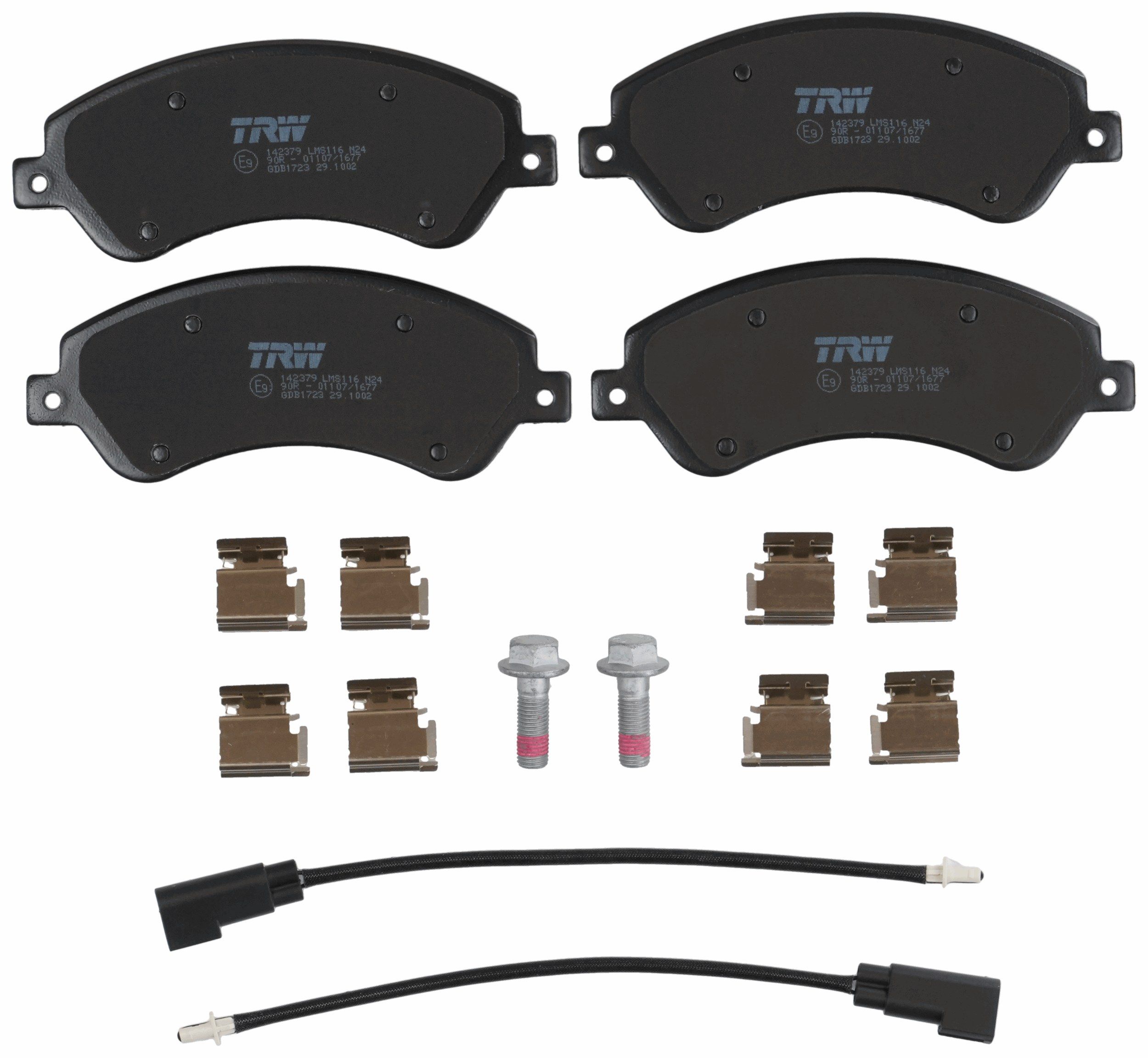 TRW DISC BRAKE PADS - TecDoc 2