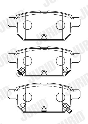 Brake Pad Set, disc brake 573384J