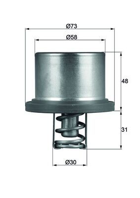 Thermostat, Kühlmittel Thermostat, Kühlmittel