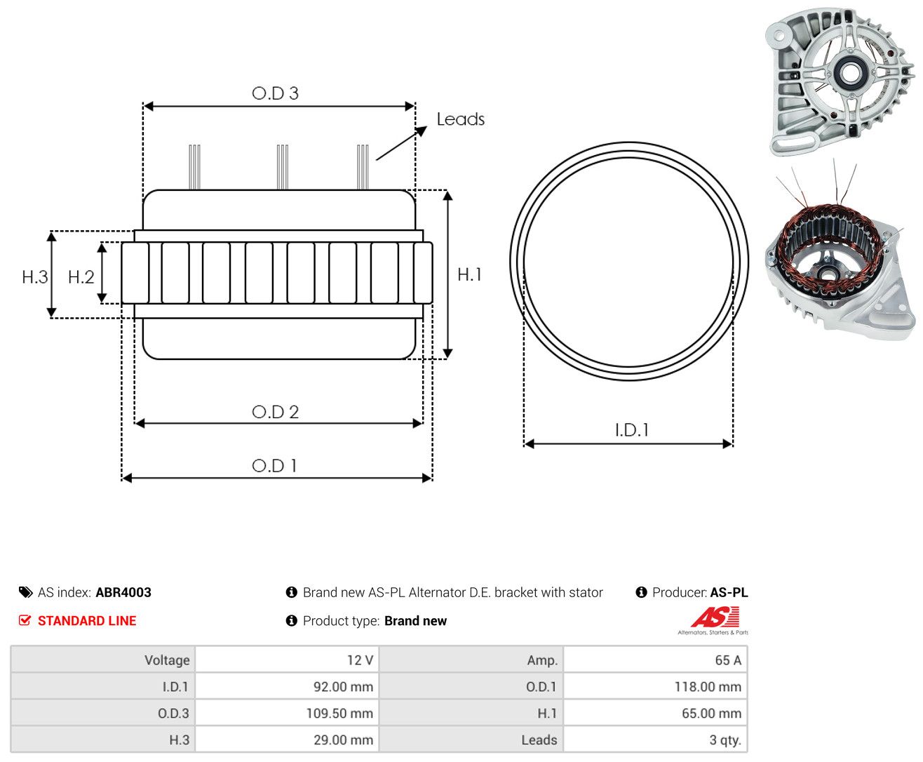 Stator, Generator