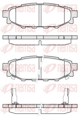 Brake Pad Set, disc brake 1136.12