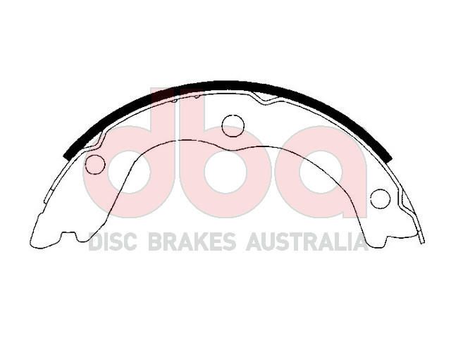Street Series Brake Shoes [Nissan Parking Brake 171mm] - TecDoc Only