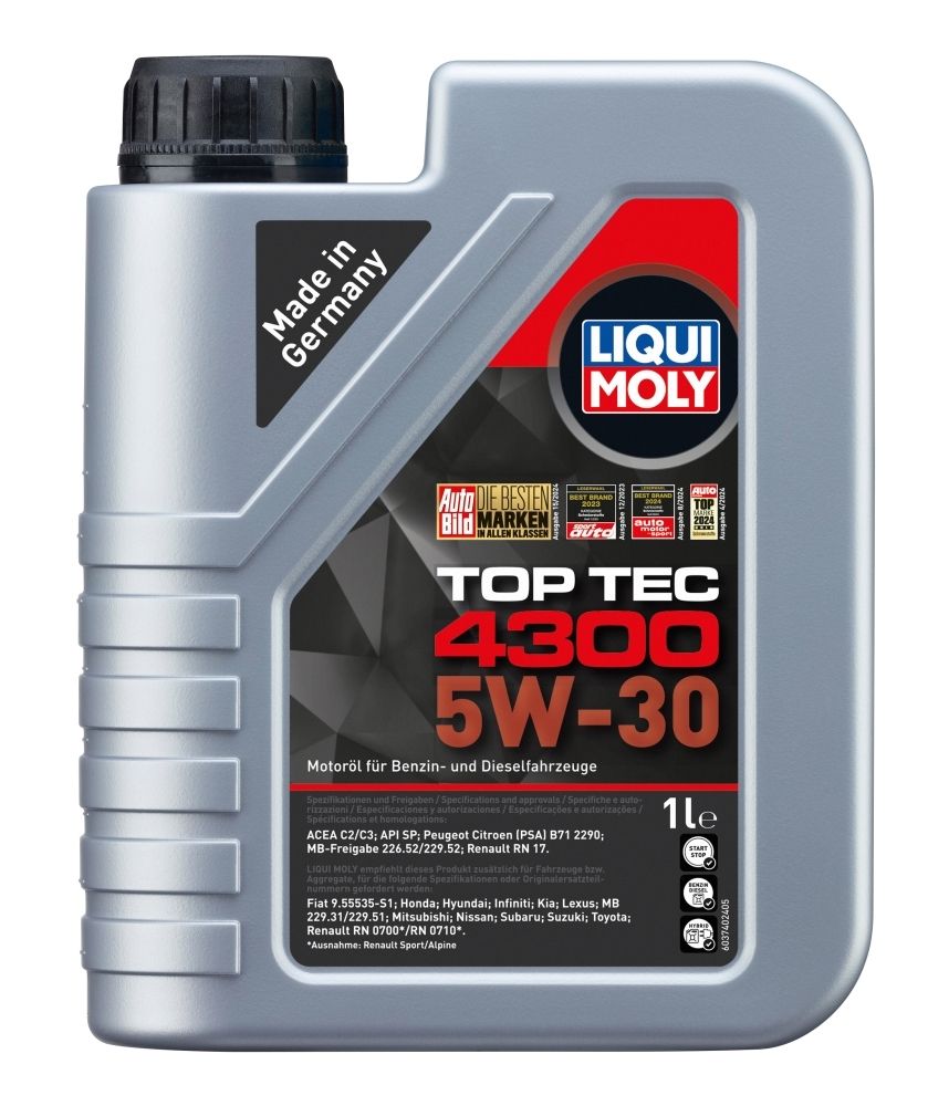 Top Tec 4300 5W-30 1 l, Kanister Kunststoff