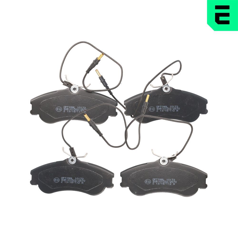 OPTIMAL BP-10173 - Bremsbelagsatz, Scheibenbremse