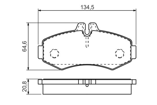 Bremsbelagsatz, Scheibenbremse
