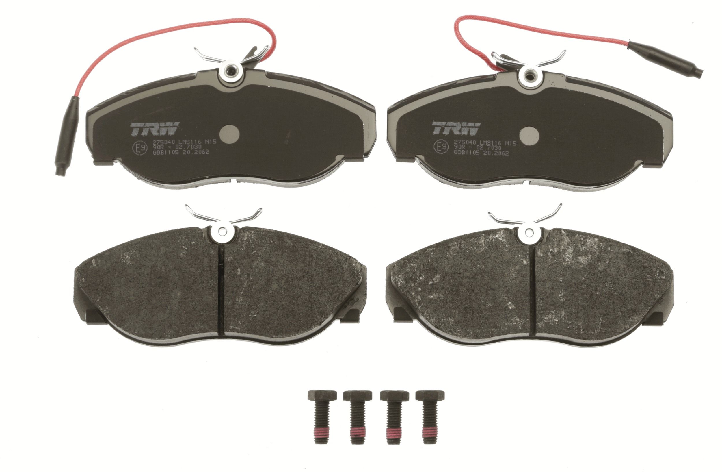 TRW BRAKE PAD SET, DISC BRAKE - TecDoc 2