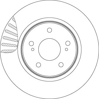 TRW BRAKE DISC - TecDoc 2