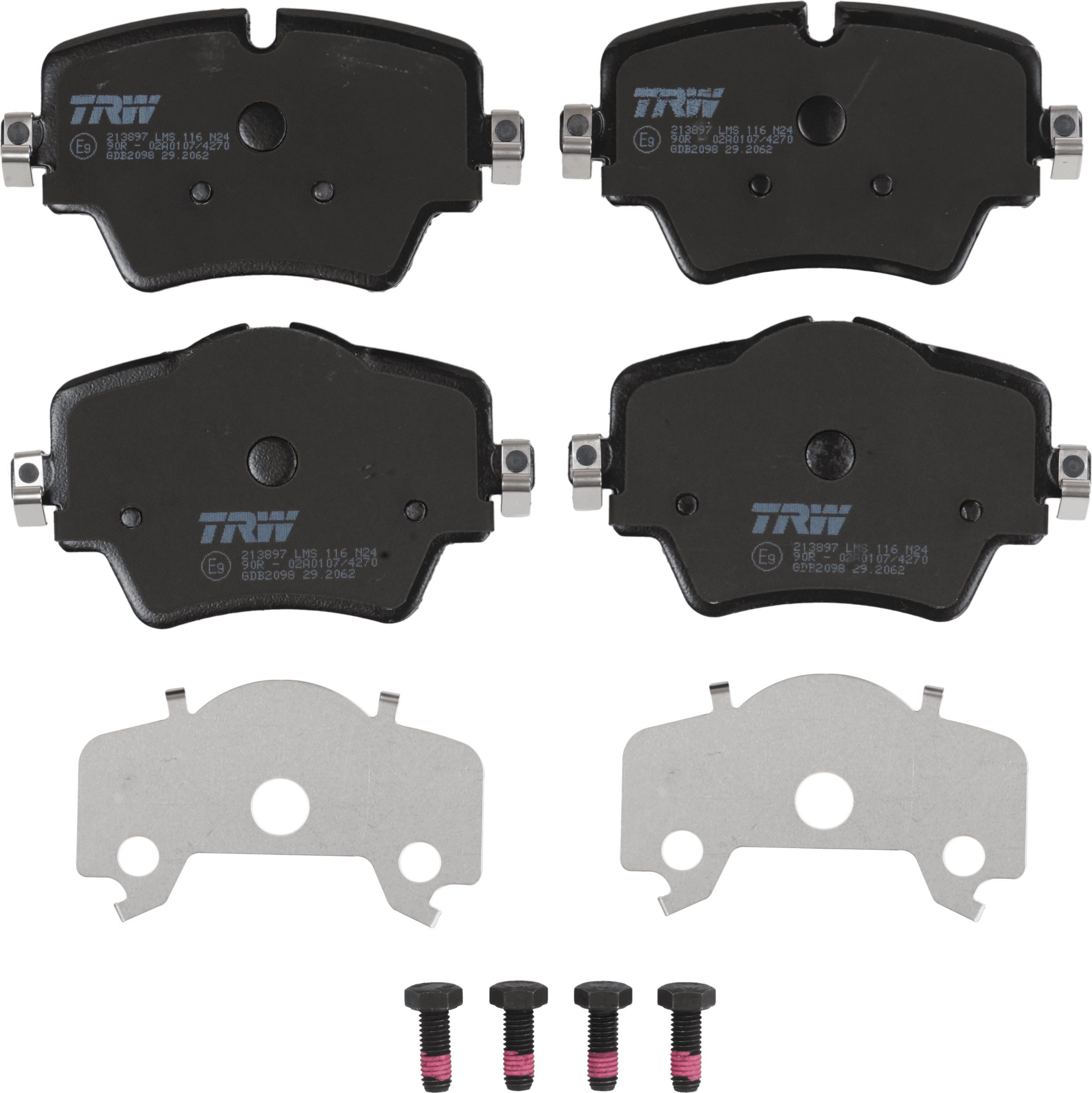 TRW DISC BRAKE PADS - TecDoc 2