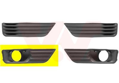 VAN WEZEL 1863594 Ventilation Grilles, bumper