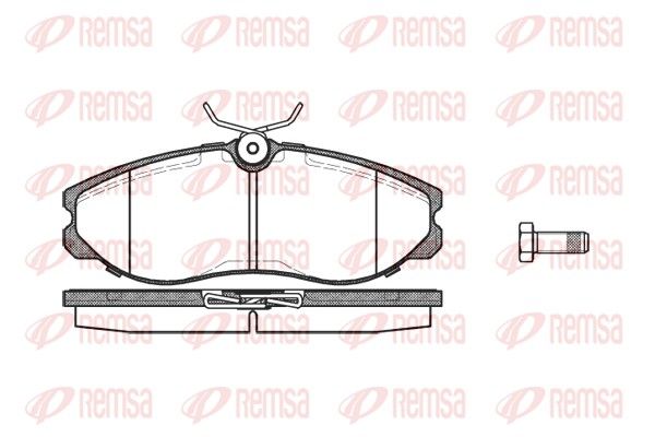 Brake Pad Set, disc brake 0462.00