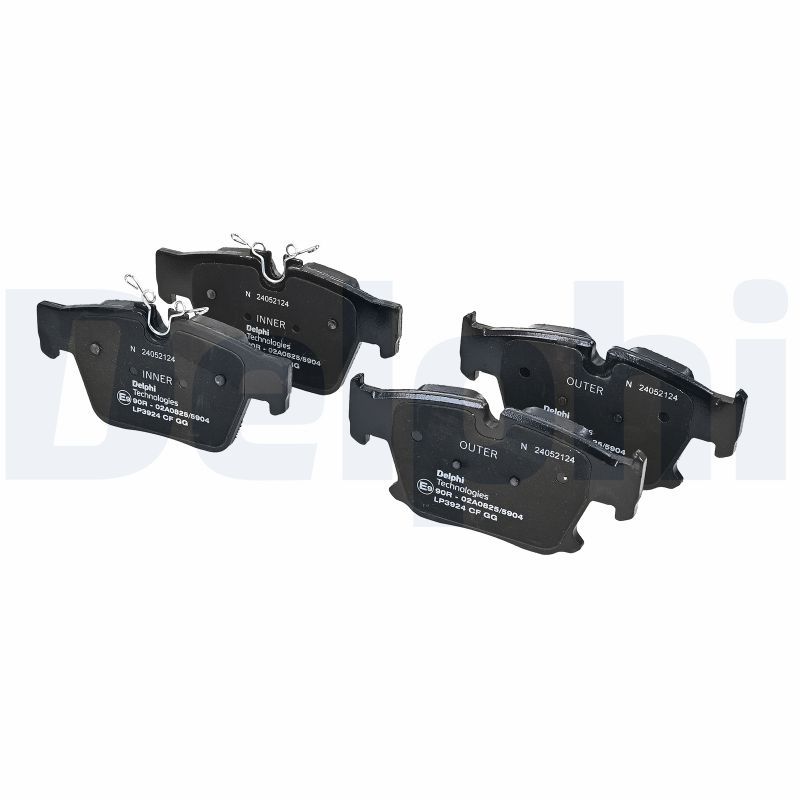 DELPHI LP3924 - Bremsbelagsatz, Scheibenbremse