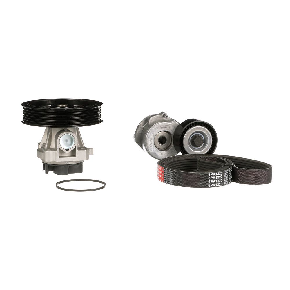 vandens siurblys + V formos rumbuotas diržas, komplektas