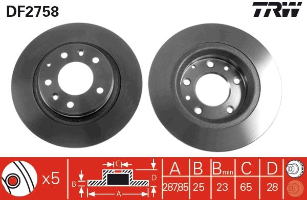 Brake Disc DF2758