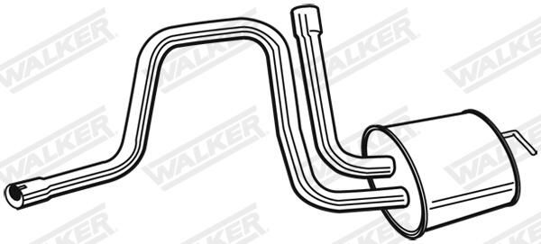 Mittelschalldämpfer