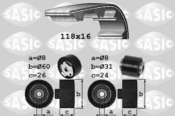 SASIC 1750045 Zahnriemensatz