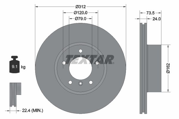 Brake Disc 92176103