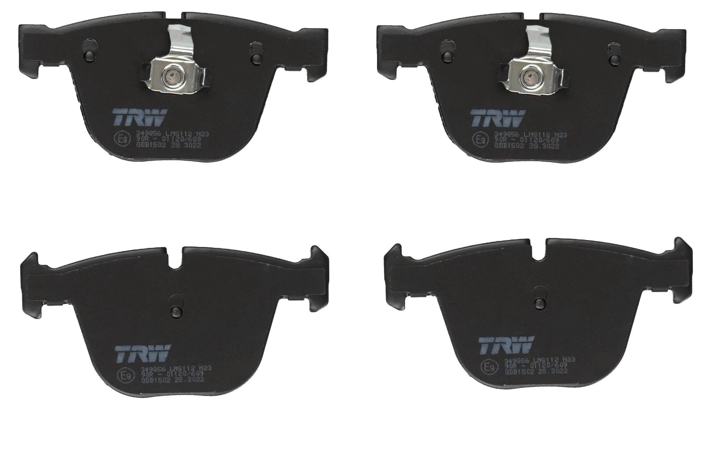 TRW DISC BRAKE PADS - TecDoc 2