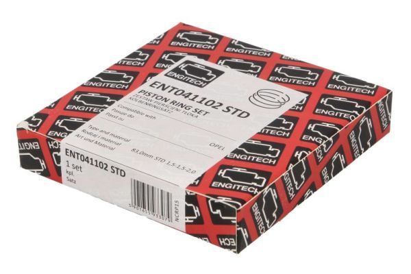ENGITECH ENT041102 STD - Kolbenringsatz
