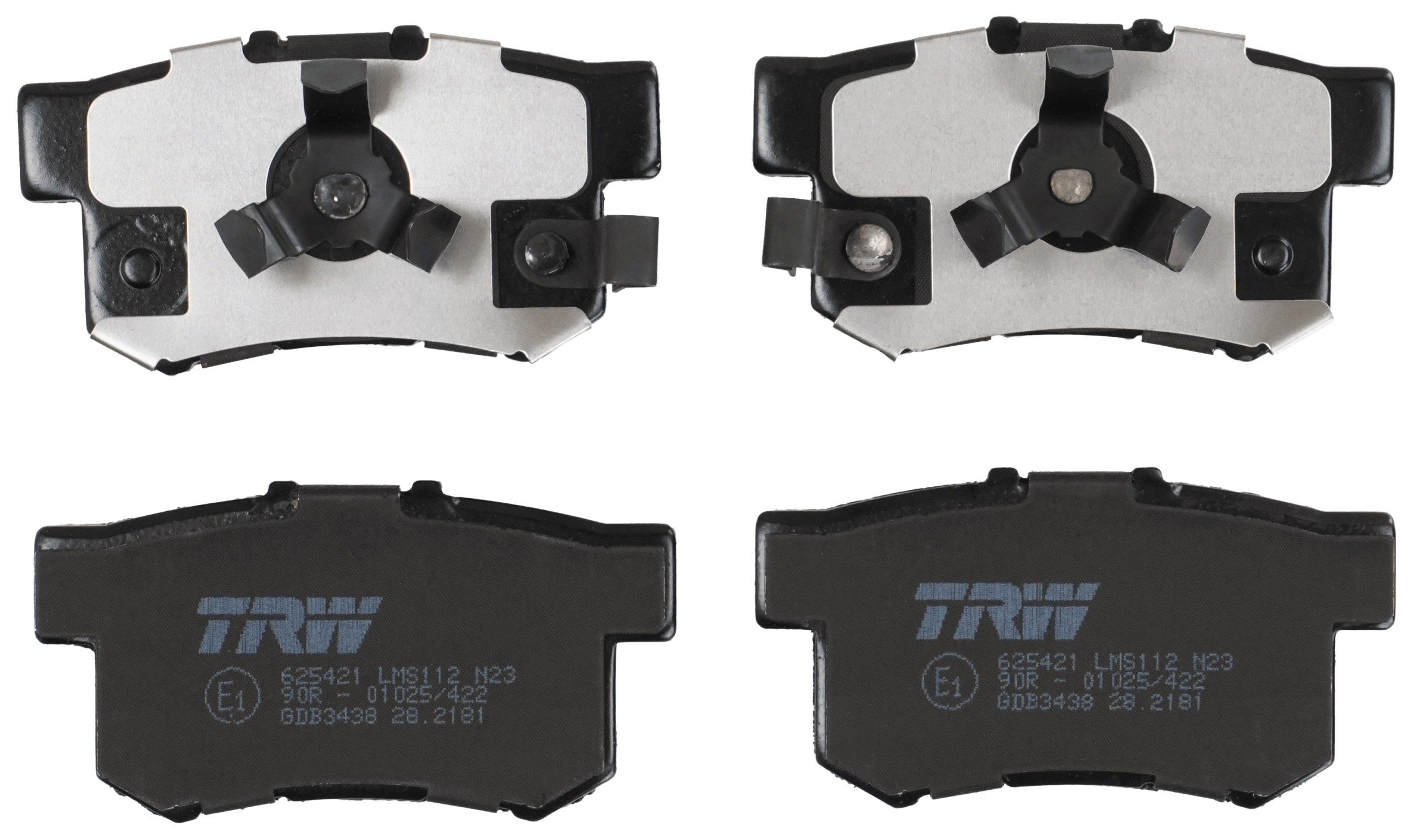 TRW DISC BRAKE PADS - TecDoc 2