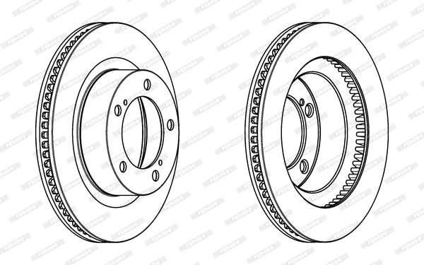 Brake Disc DDF1798C-1