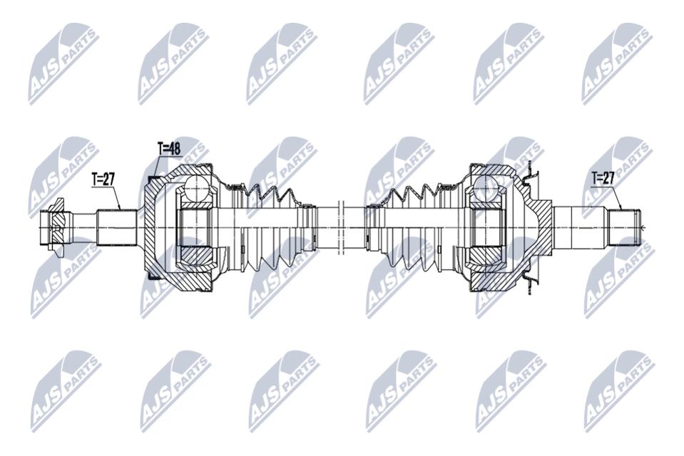 NTY NPW-ME-197 - Antriebswelle