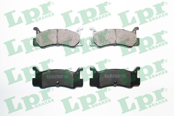 LPR 05P367 - Bremsbelagsatz, Scheibenbremse
