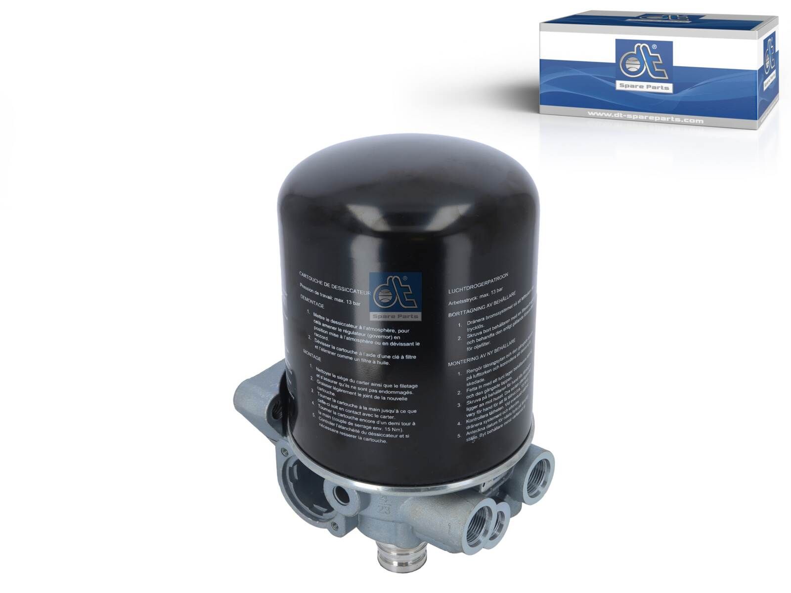 Lufttrockner, Druckluftanlage