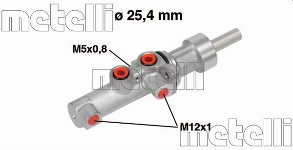 METELLI 05-0752 Brake Master Cylinder