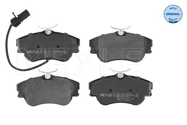 Meyle 025 234 4519/W Bremsbelagsatz, Scheibenbremse