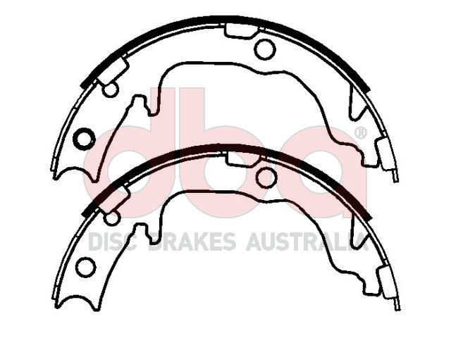 Street Series Brake Shoes [Chrysler Parking Brake 172mm] - TecDoc Only