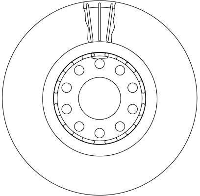 TRW BRAKE DISC - TecDoc 2