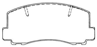 Juego de balatas de freno