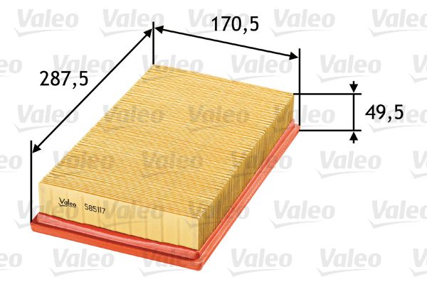 VALEO 585117 - Luftfilter