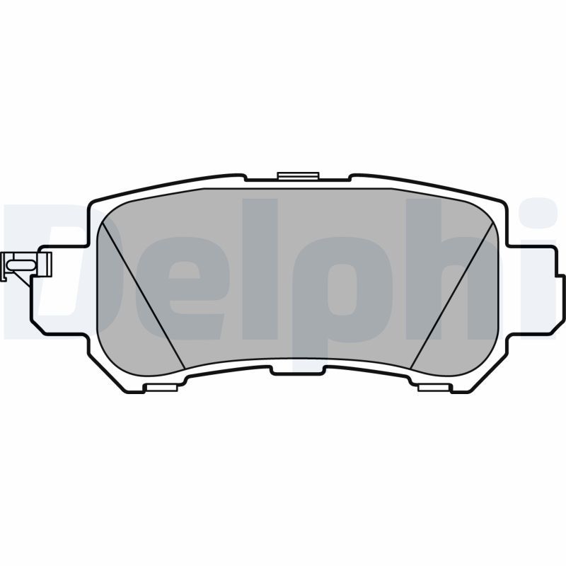 Brake Pad Set, disc brake LP2482