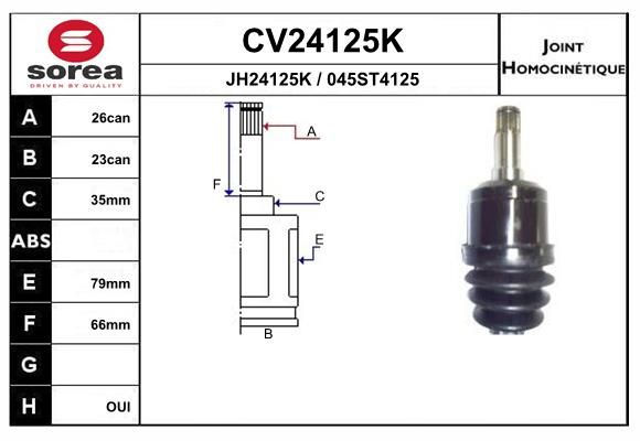 Gelenksatz, Antriebswelle