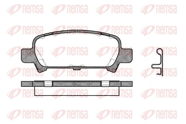 Premium Rear Brake Pad Set