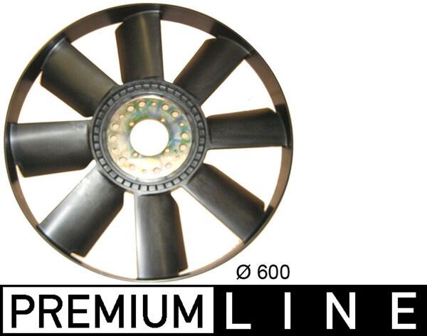 Núcleo del ventilador, refrigeración del motor
