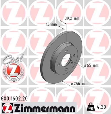 Brake Disc 600.1602.20