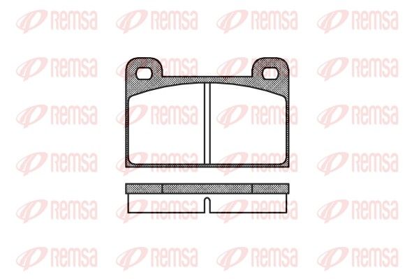 Brake Pad Set, disc brake 0018.00