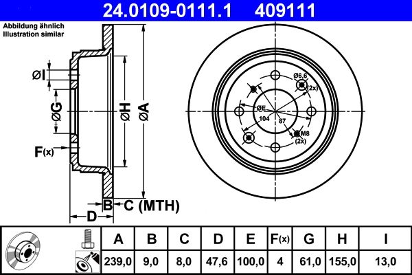 Brake Disc 24.0109-0111.1