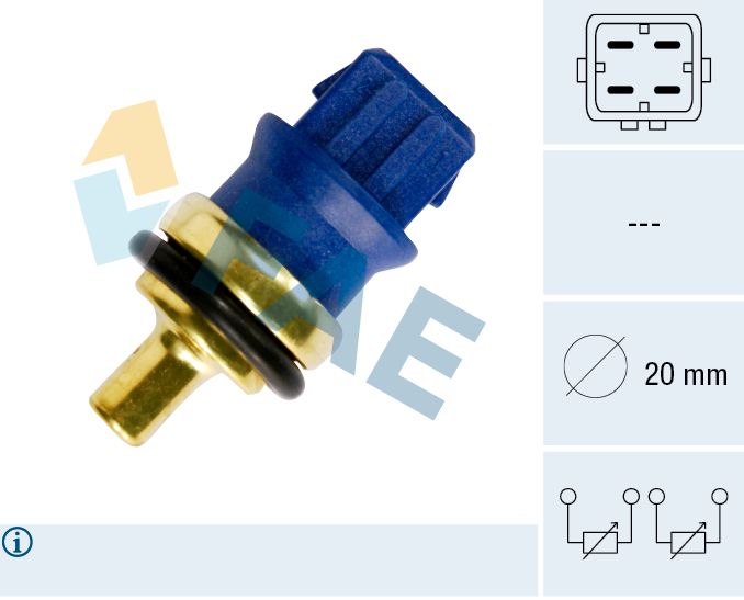 FAE 33780 - Sensor, Kühlmitteltemperatur